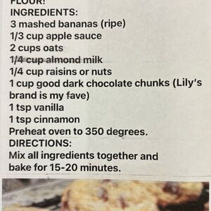 Lily's Dark Chocolate Delight Cookie recipe FREE